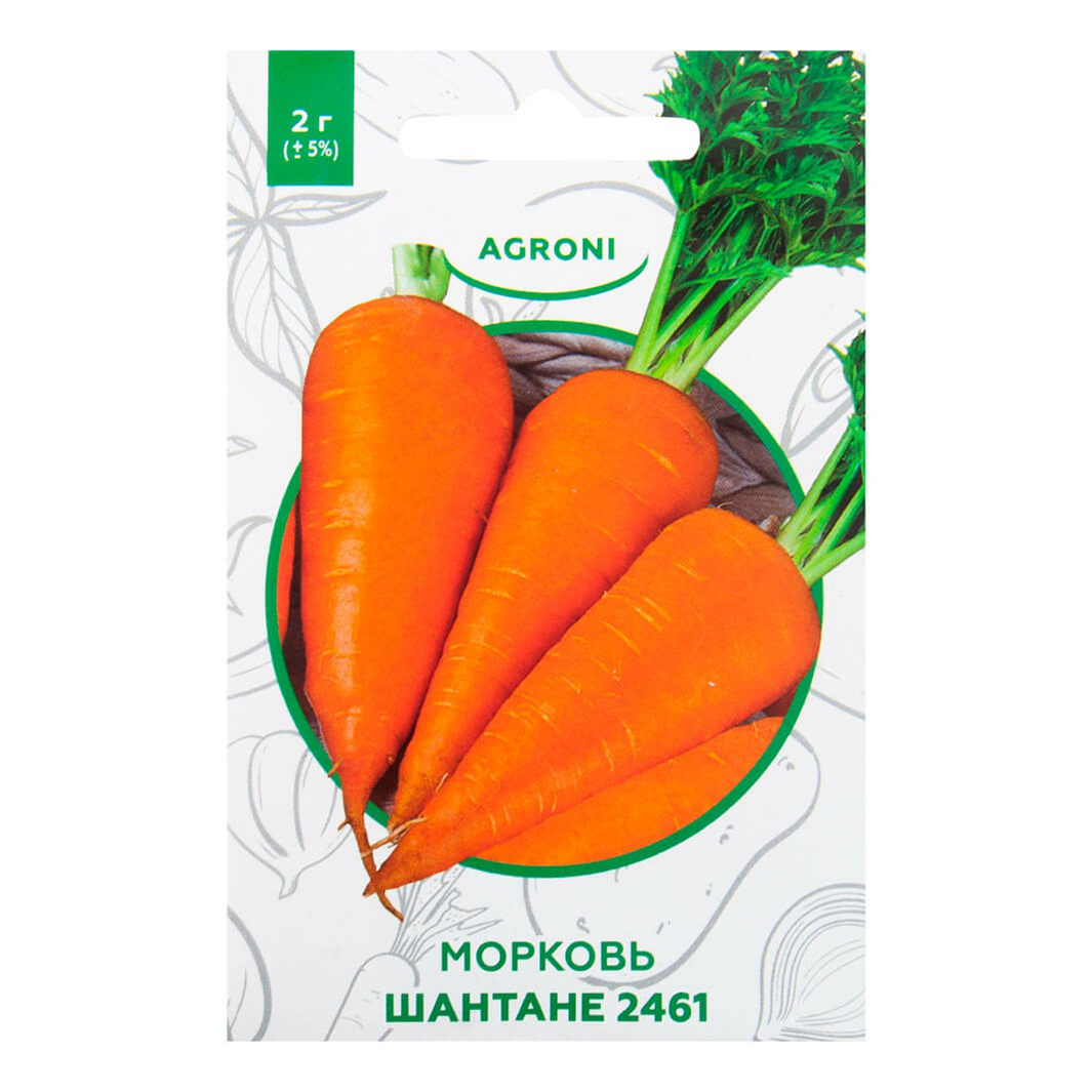 

Семена Морковь Agroni XS Шантане 2461 2 г
