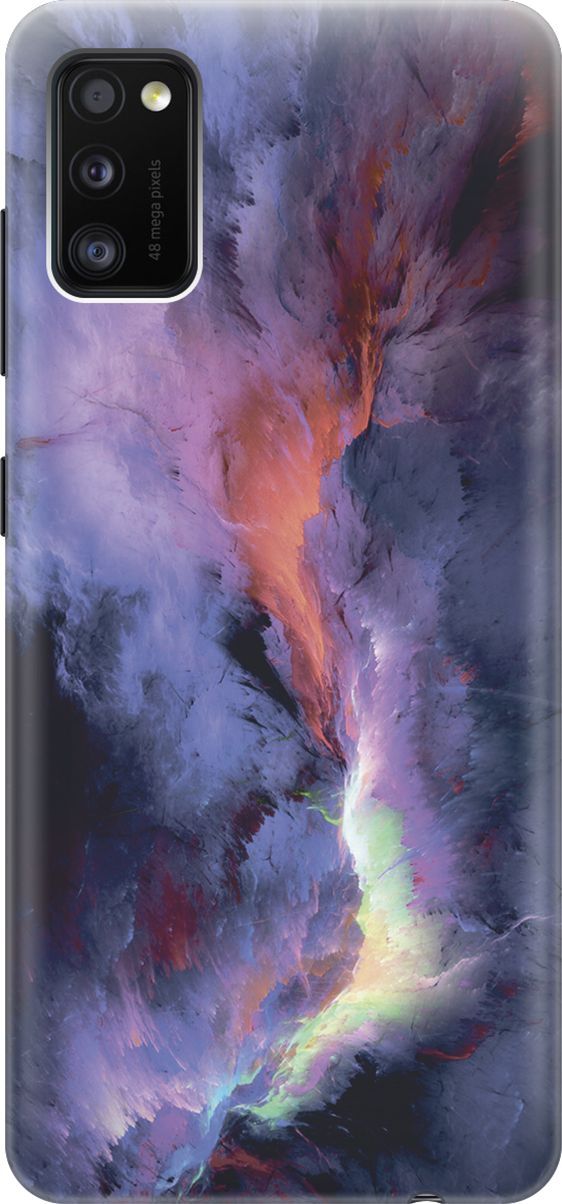 

Силиконовый чехол на Samsung Galaxy A41 с принтом "Гром и молния", 7127