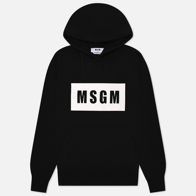 

Худи мужское MSGM 2000MM525 200001 99 черное XS, 2000MM525 200001 99