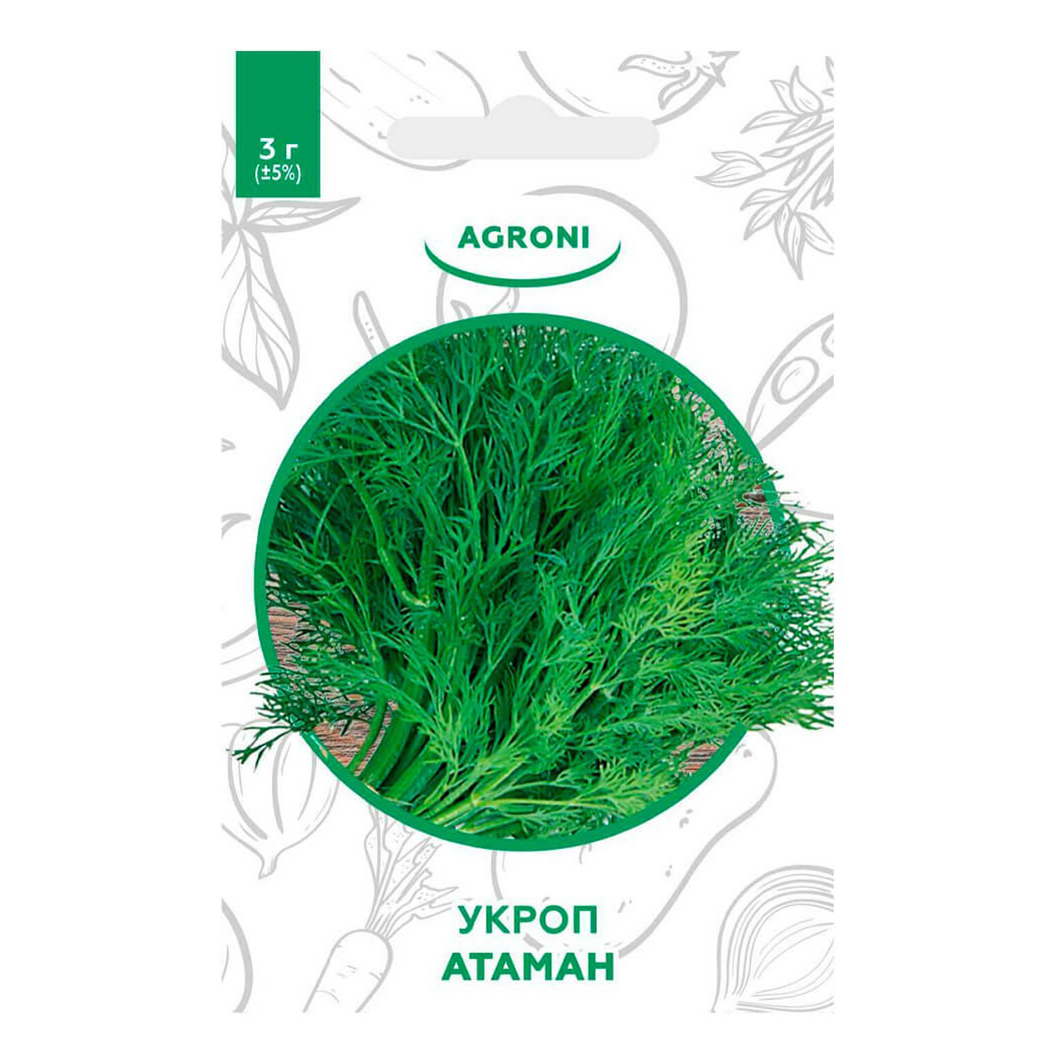 

Семена укроп Атаман Agroni 19600932