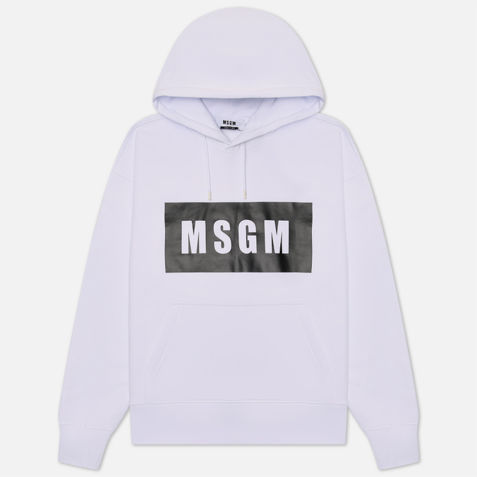 

Худи мужское MSGM 2000MM525 200001 01 белое S, 2000MM525 200001 01