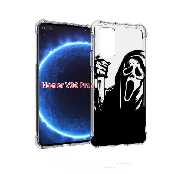 

Чехол бампер MyPads крик-с-ножом для Honor V30 Pro, Прозрачный, Tocco