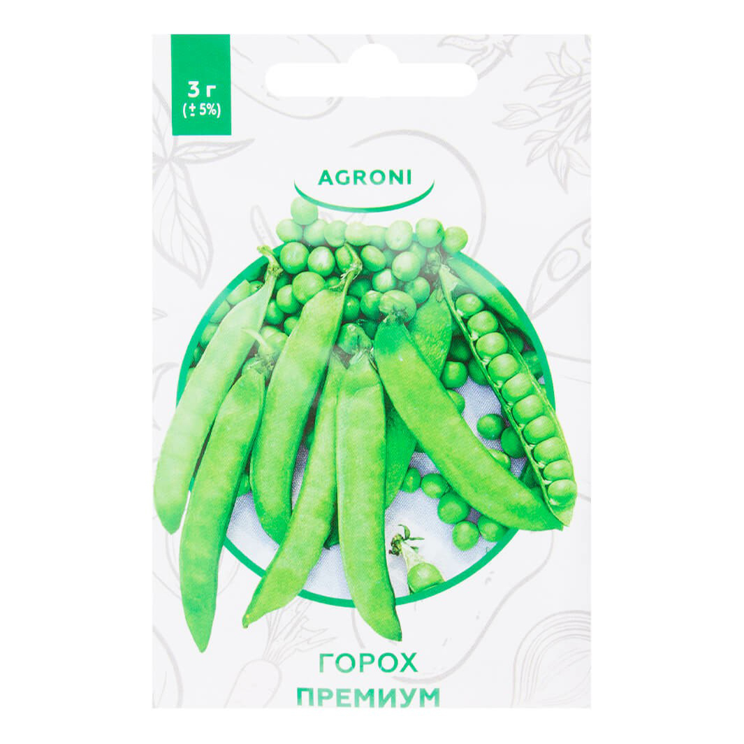 

Семена Горох Agroni Премиум 3 г