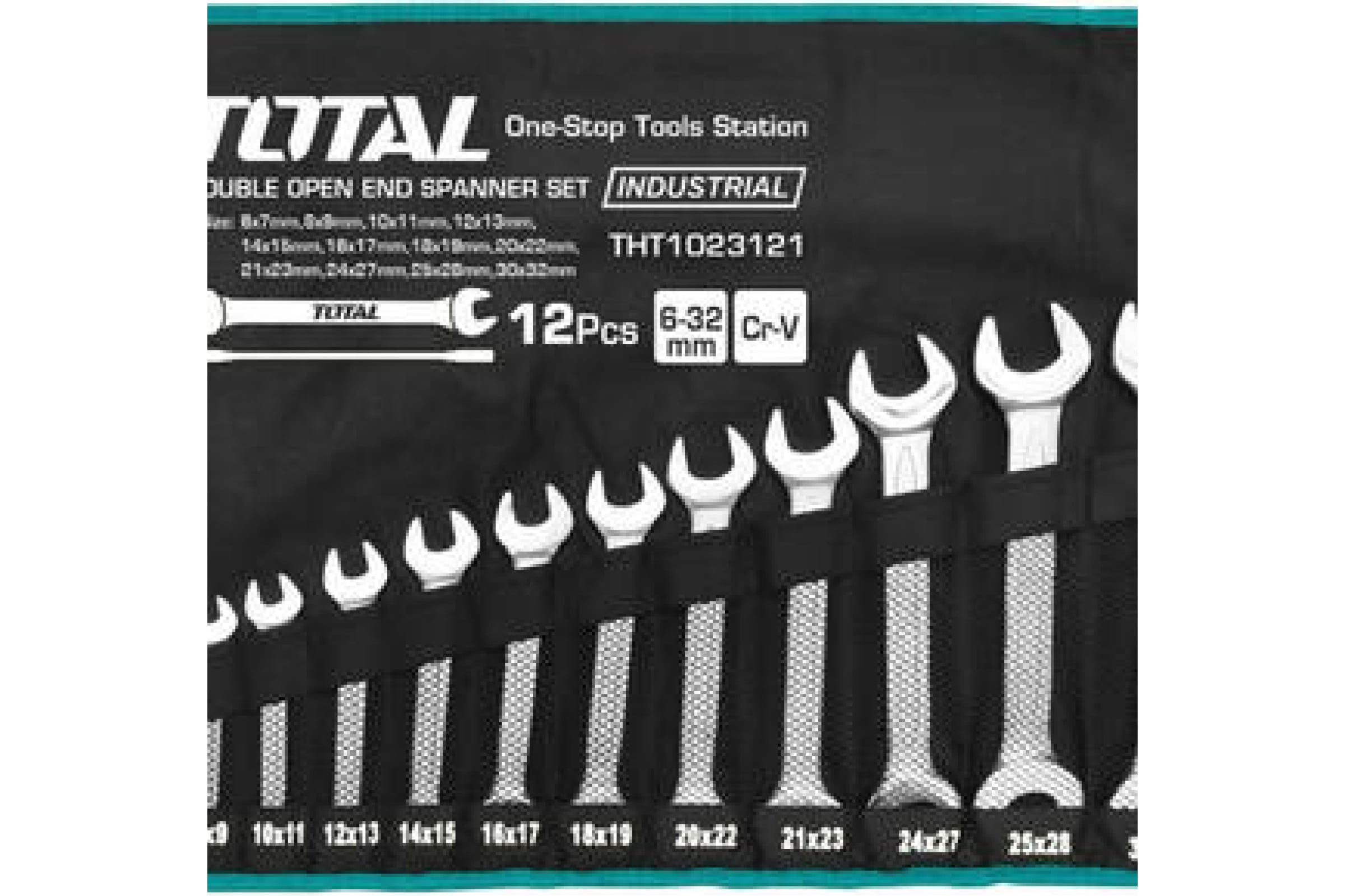 TOTAL Набор рожковых ключей THT1023121 3840₽