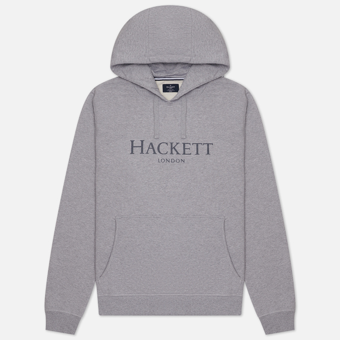 

Худи мужское Hackett HM580920-913 серое L, HM580920-913