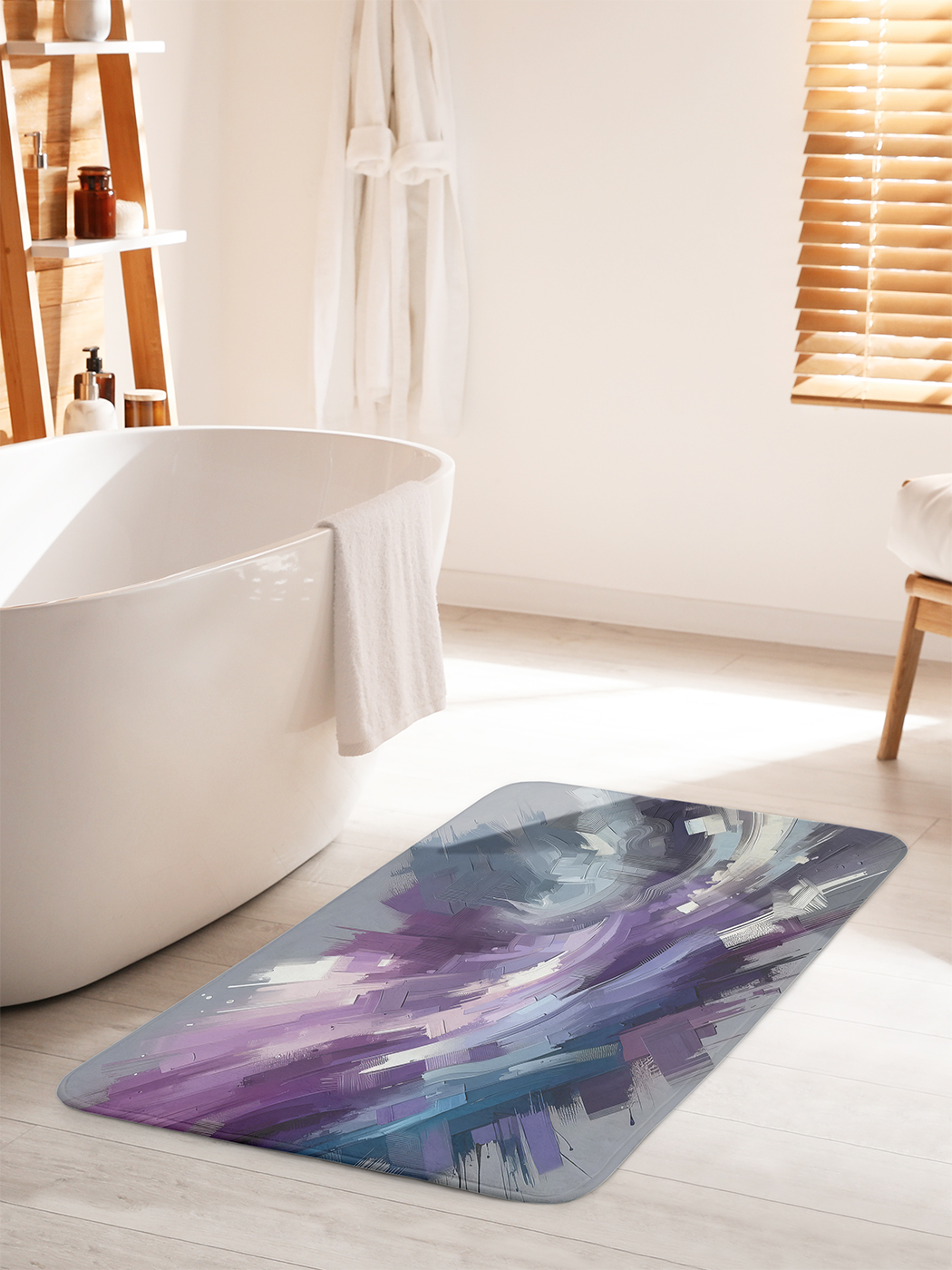 

Коврик для ванной туалета душа JoyArty "Абстракция маслом", bath_sd3104_60x100
