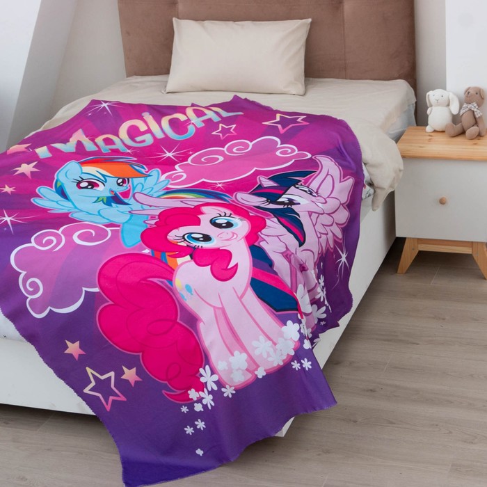 фото Плед "my little pony" 1,5 сп, 140х210 см, 100% п/э hasbro