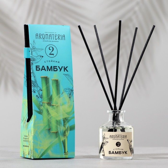

Диффузор ароматический "Aromateria №2. Стойкий бамбук", 50 мл