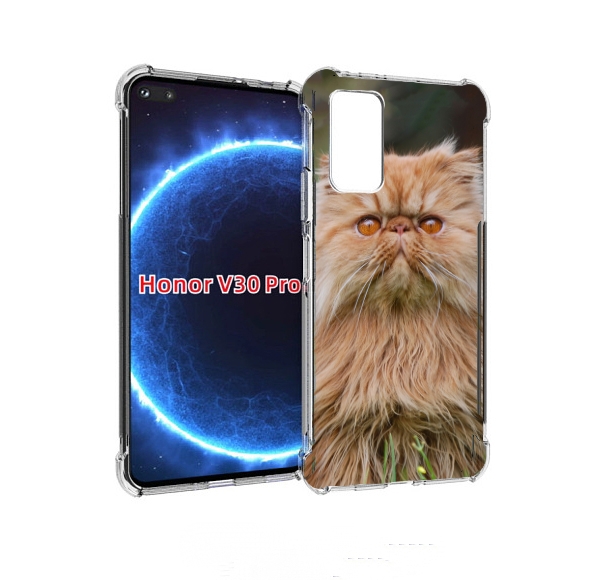 Чехол бампер MyPads кошка персидская для Honor V30 Pro