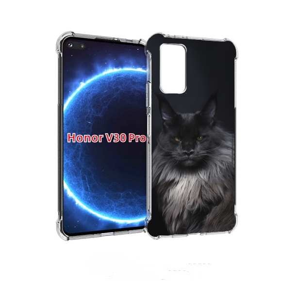 Чехол бампер MyPads кошка меи?н кун 2 для Honor V30 Pro