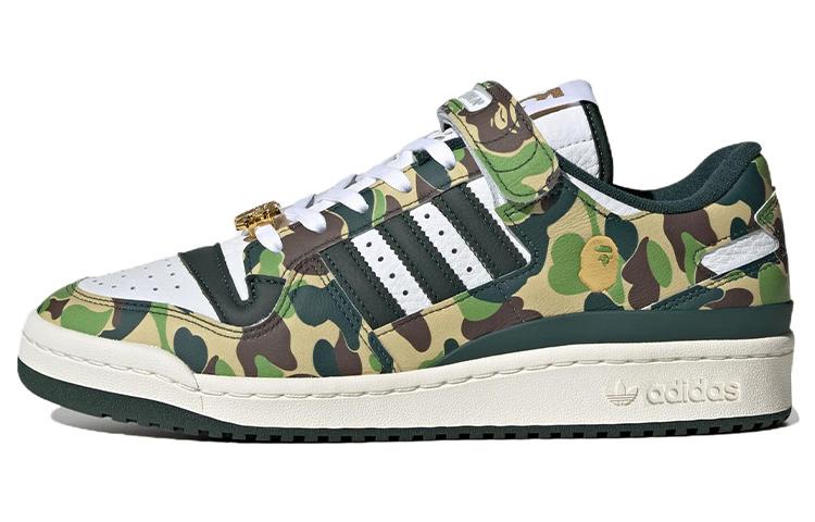 

Кеды унисекс Adidas A BATHING APE x adidas originals FORUM 84 Low хаки 42 EU, A BATHING APE x adidas originals FORUM 84 Low