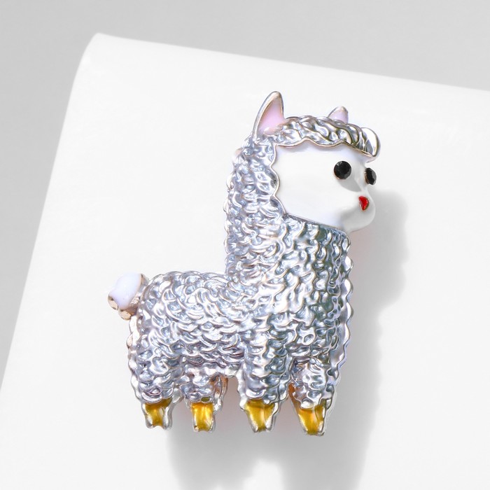 

Брошь "Альпака", цветная в золоте