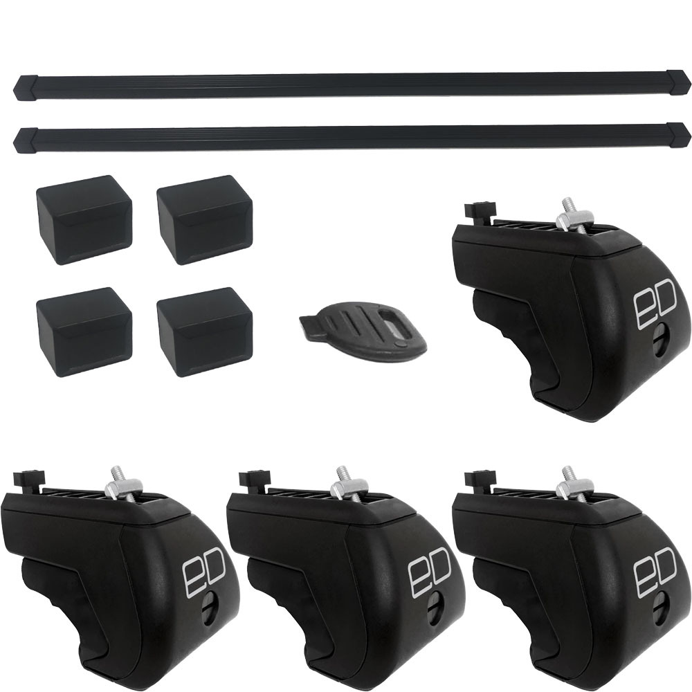 

Багажник Евродеталь сталь на рейлинги для Mercedes Benz C-class W204 2007-2014 Black, Черный, OZPTSRD1540