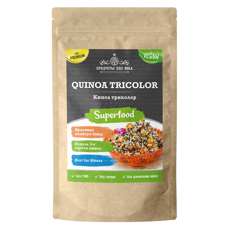 

Киноа 3 сорта Продукты XXII века Quinoa Tricolor