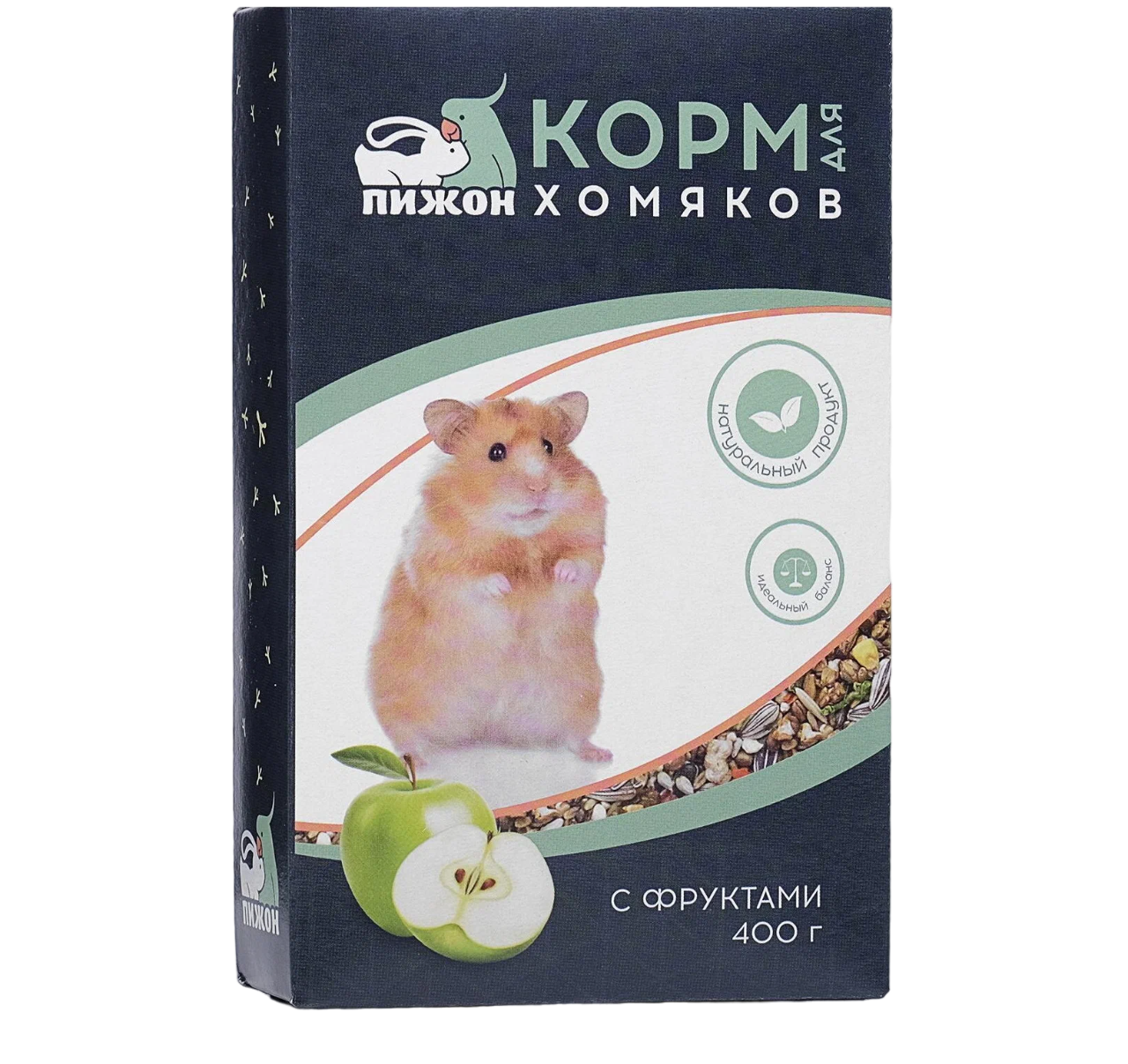 Корм для хомяков "Пижон", с фруктами, 400 г 100050843228