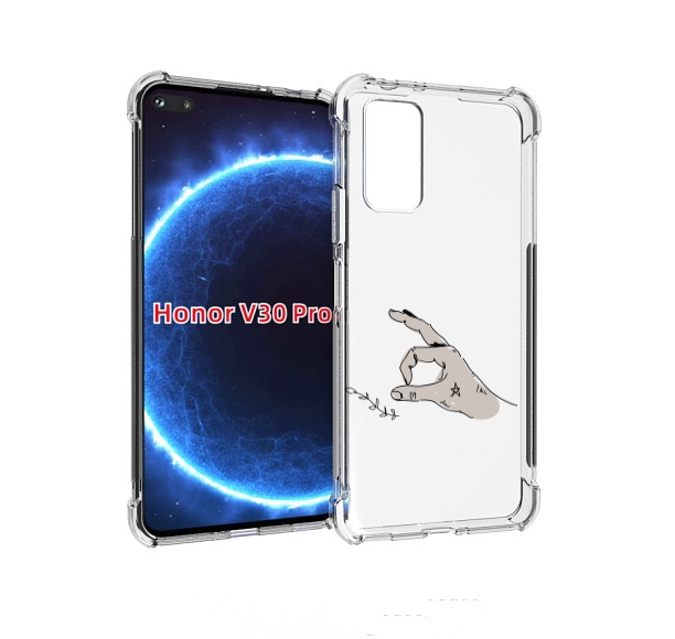 

Чехол бампер MyPads кольцо для Honor V30 Pro, Прозрачный, Tocco