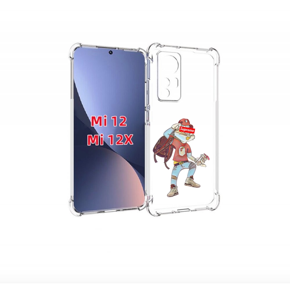 

Чехол бампер MyPads моднявый-заяц детский для Xiaomi 12., Прозрачный, Tocco