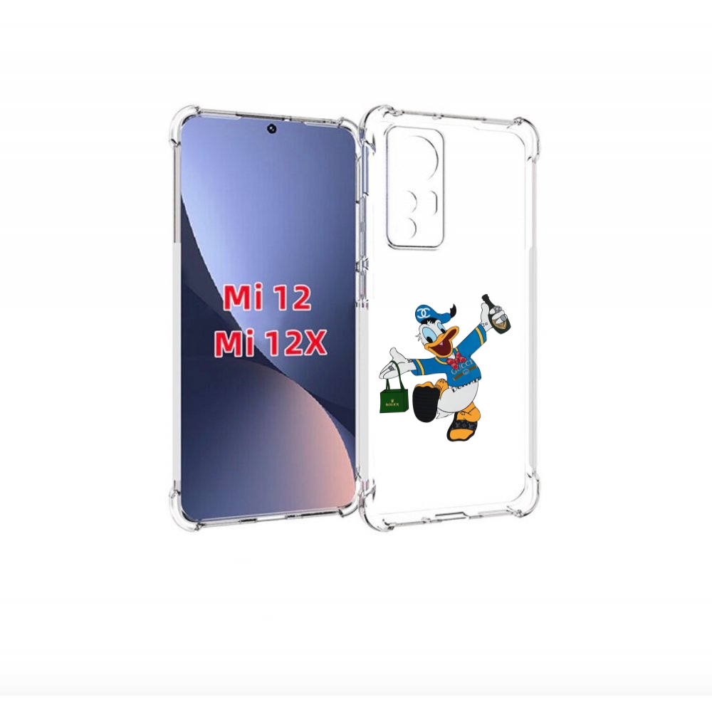 

Чехол бампер MyPads модный-дональд-дак для Xiaomi 12., Прозрачный, Tocco
