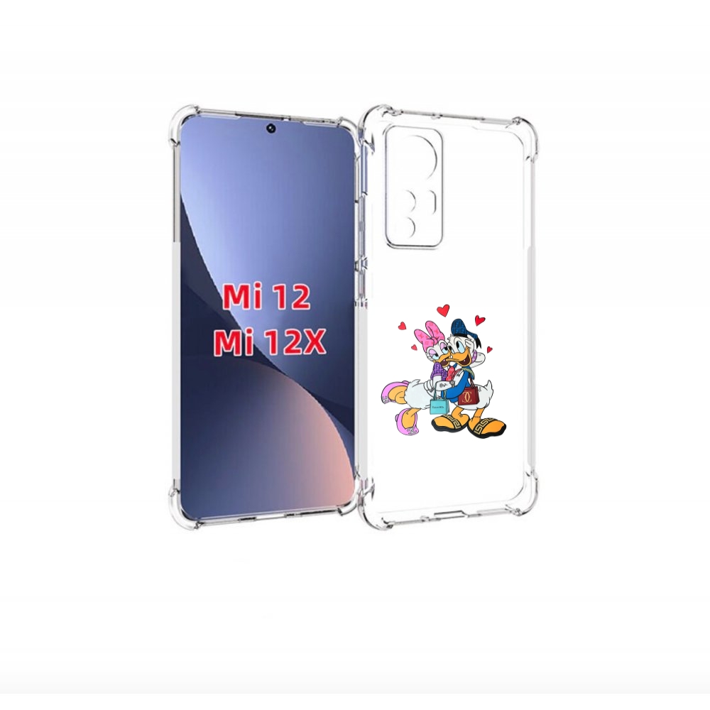

Чехол бампер MyPads модные-влюбленные-утки для Xiaomi 12., Прозрачный, Tocco