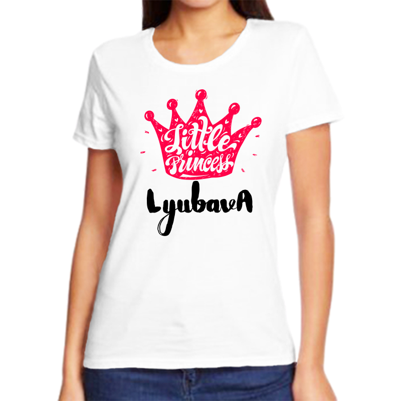 

Футболка женская белая 70 р-р little princess любава, Белый, fzh_little_princess_Lyubava