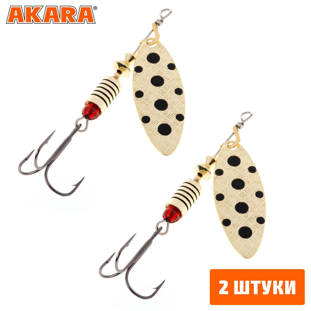 

Блесна вращающаяся Akara Action Series Long  5 гр. A03 (2 Штуки, Long 1