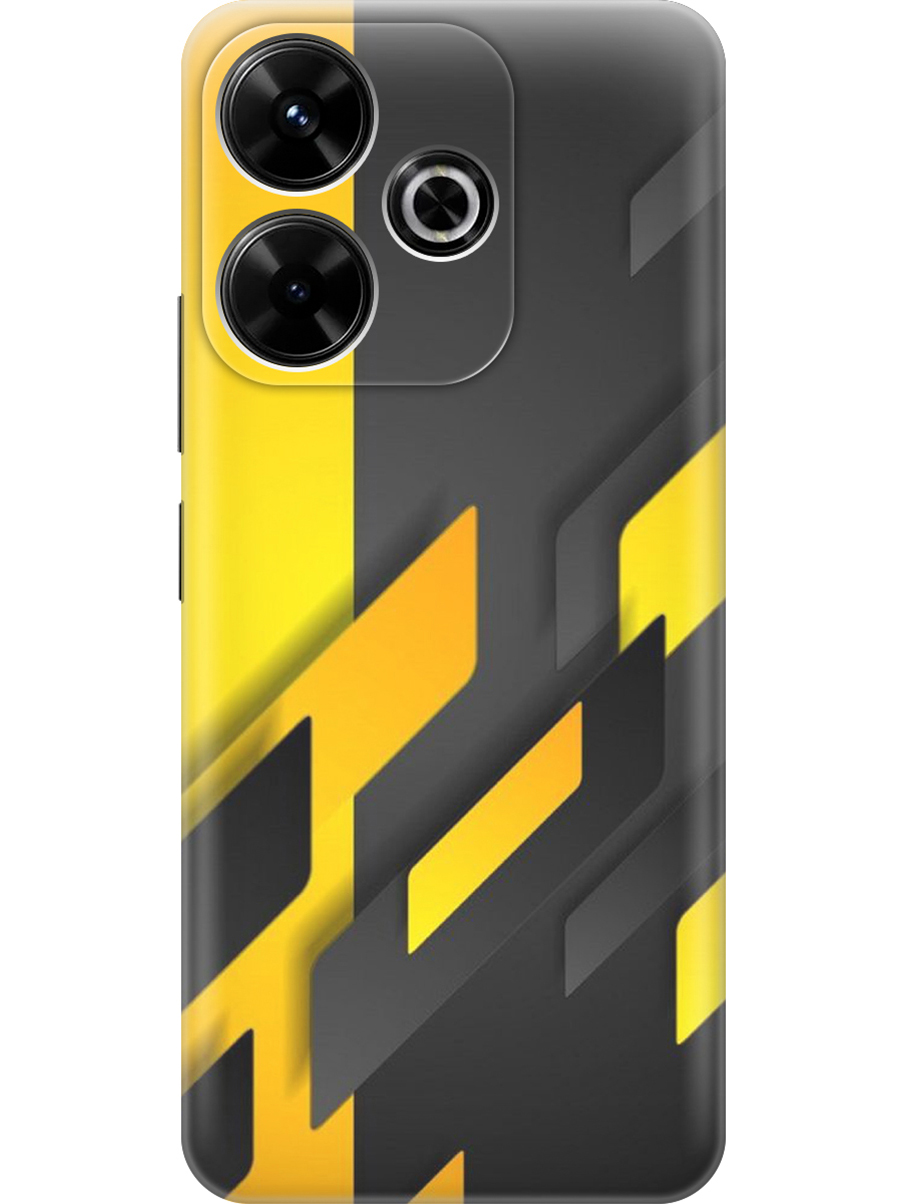 

Силиконовый чехол на Xiaomi Redmi 13 / Redmi Note 13R, Poco M6 4g с принтом 810943, Прозрачный;желтый;черный, 783988631
