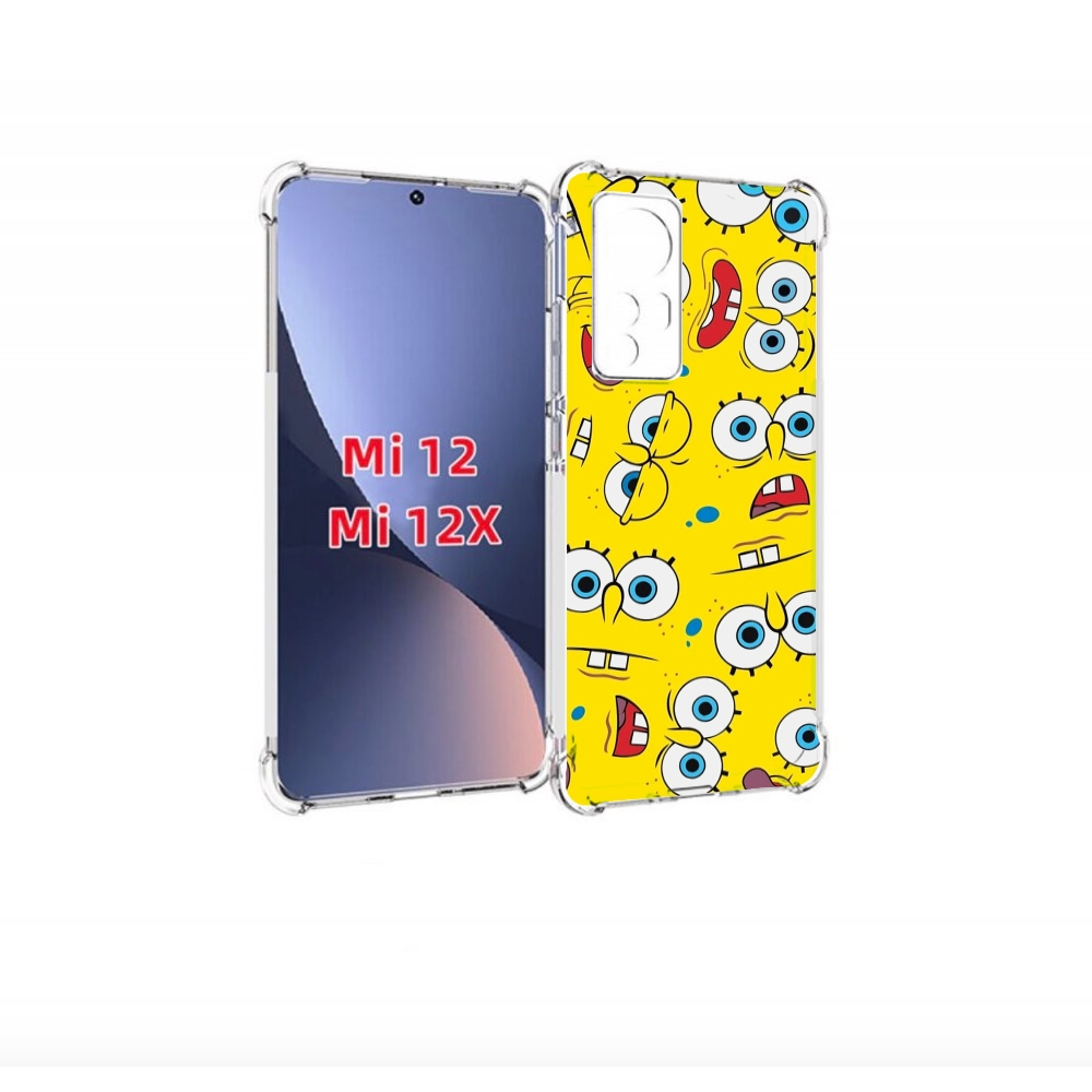 

Чехол бампер MyPads много-спанч-боба для Xiaomi 12., Прозрачный, Tocco