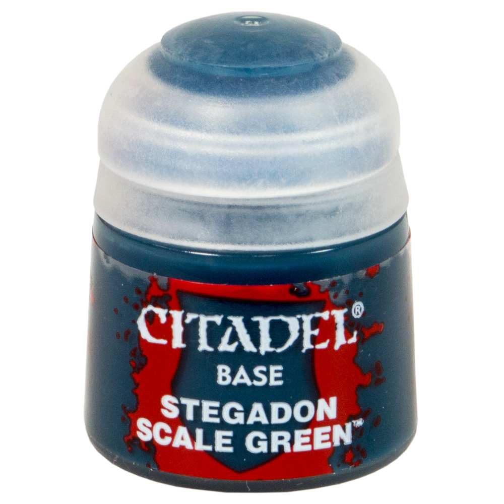 фото 21-10gw баночка с краской: зеленая чешуя стегадона paint pot: stegadon scale green citadel