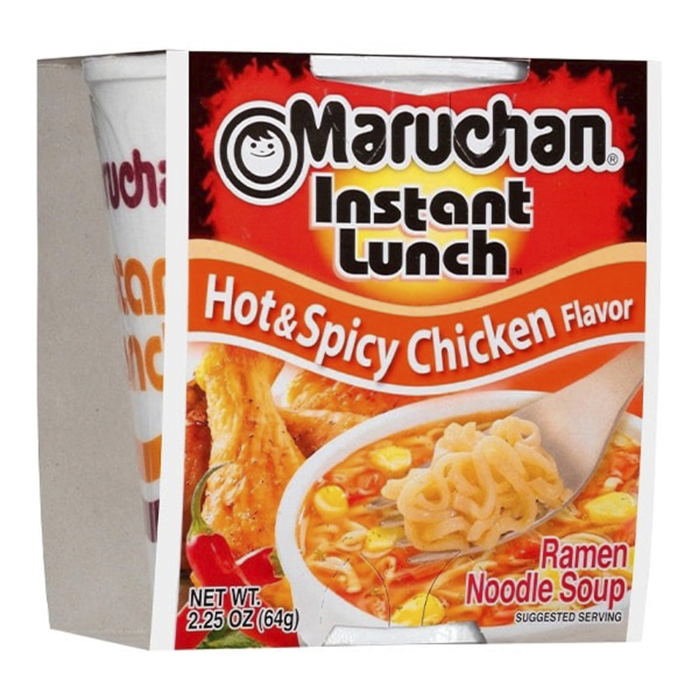 Лапша Maruchan Instant Lunch Hot Spicy Chicken со вкусом курицы, 64 г