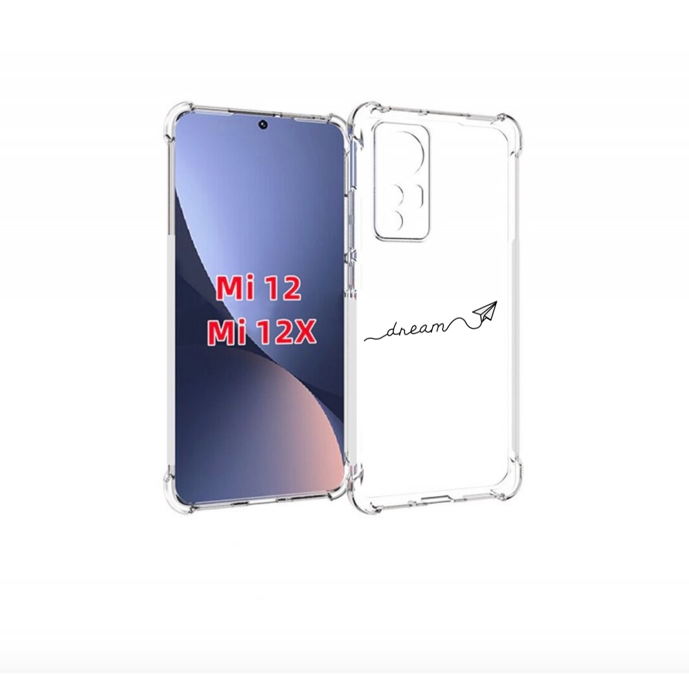 

Чехол бампер MyPads мечта для Xiaomi 12/Xiaomi 12X противоударный, Прозрачный, Tocco