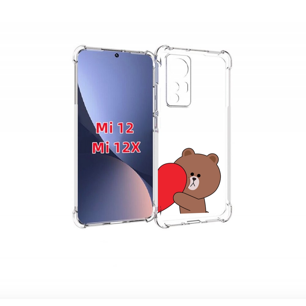 

Чехол бампер MyPads медвежонок детский для Xiaomi 12., Прозрачный, Tocco