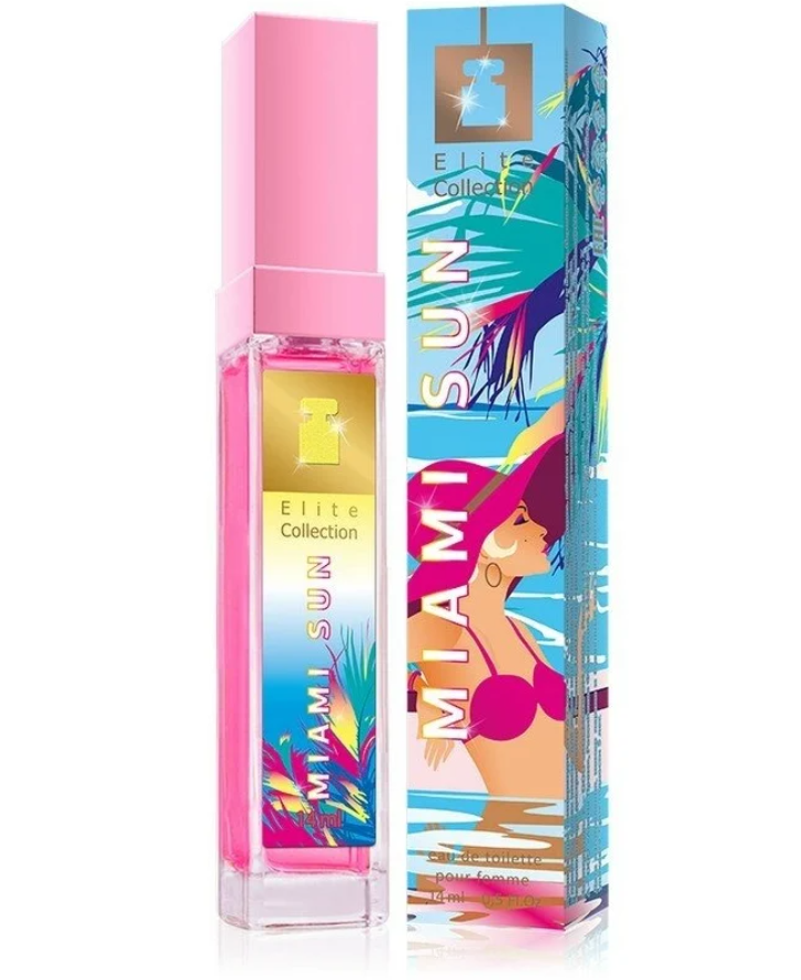 Туалетная вода женская Elite Collection, Miami Sun, 14 мл духи christine lavoisier parfums clutch collection crazy cherry вишня