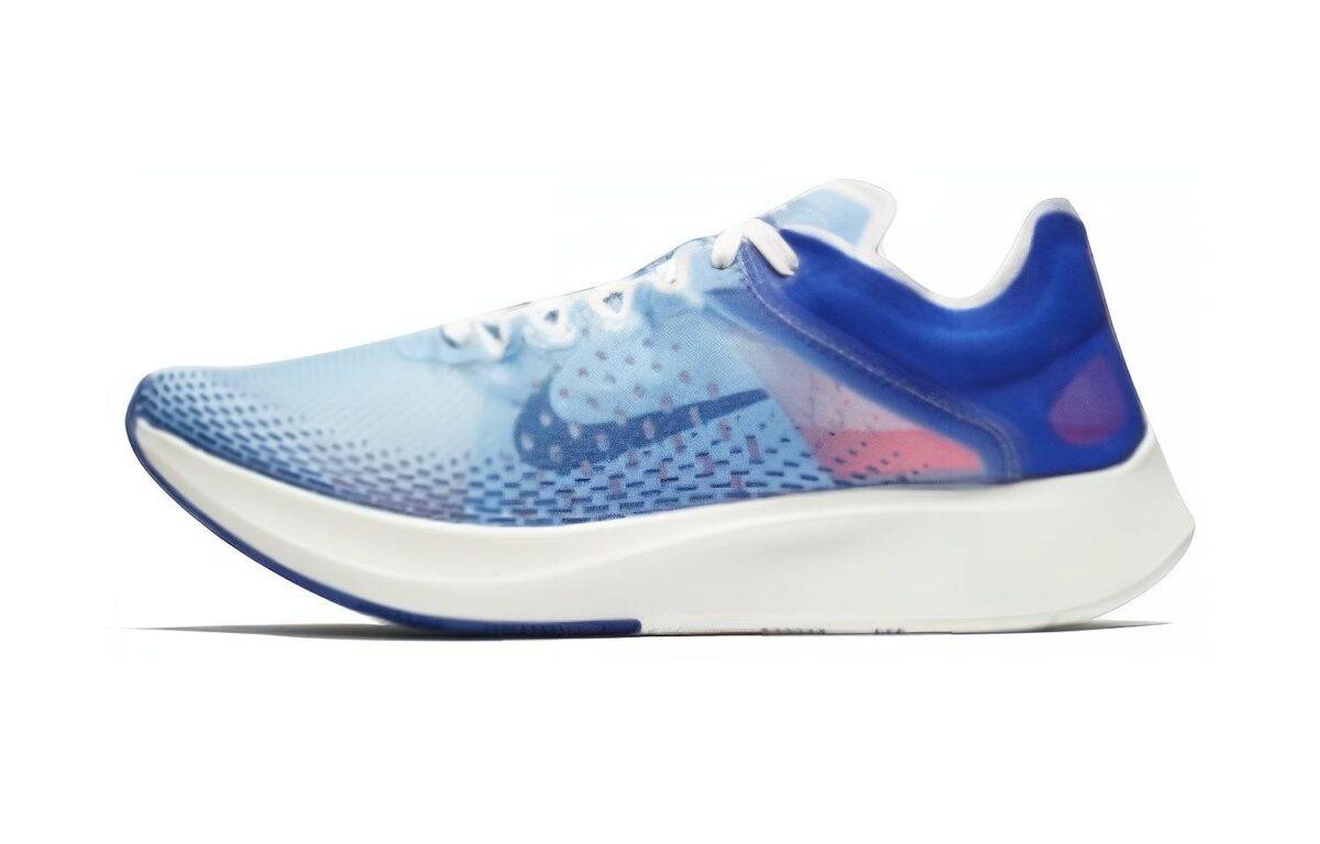

Кроссовки унисекс Nike Zoom Fly SP голубые 35.5 EU, Голубой, Zoom Fly SP