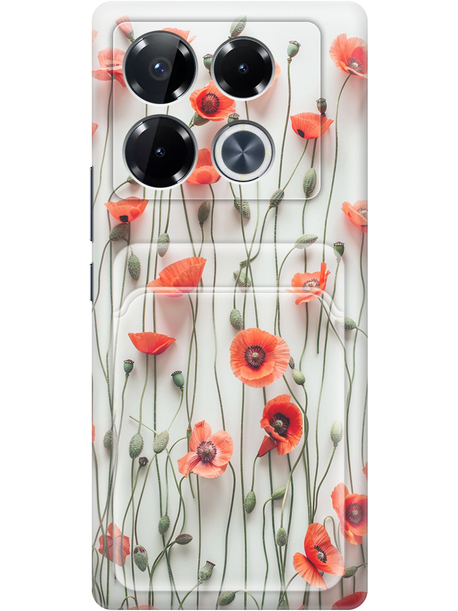 

Силиконовый чехол на Infinix Note 40 Pro / 40 Pro 5g / 40 Pro+ 5g с принтом 799113, Прозрачный;белый;красный, 782627022