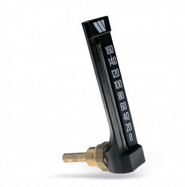10006432(03.07.750) Watts Термометр спиртовой угловой (штуцер 50 мм)