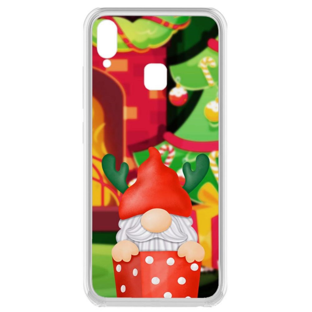 

Чехол-накладка Krutoff Clear Case Гном для Vivo Y91i