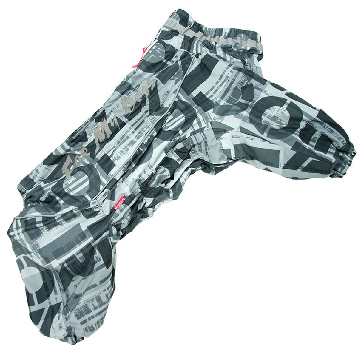 

FOR MY DOGS FOR MY DOGS комбинезон для собак серый для мальчиков FW1052-2021 M (C3)
