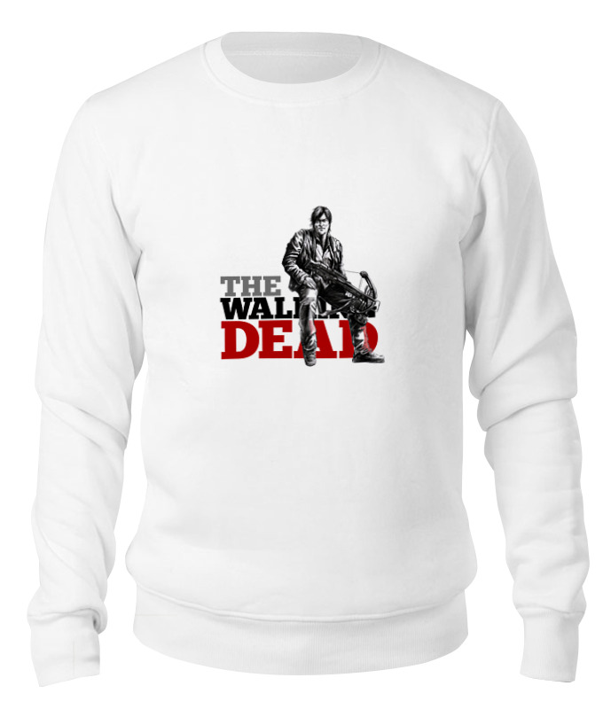 

Свитшот унисекс Printio The walking dead белый XS, The walking dead