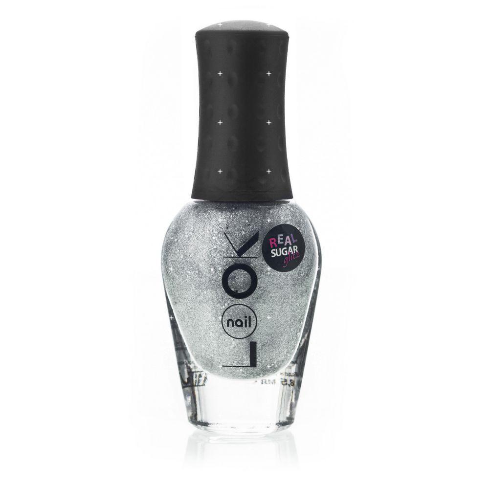 фото Лак для ногтей naillook real sugar glitz текстурный 31084 серебристый 8,5 мл