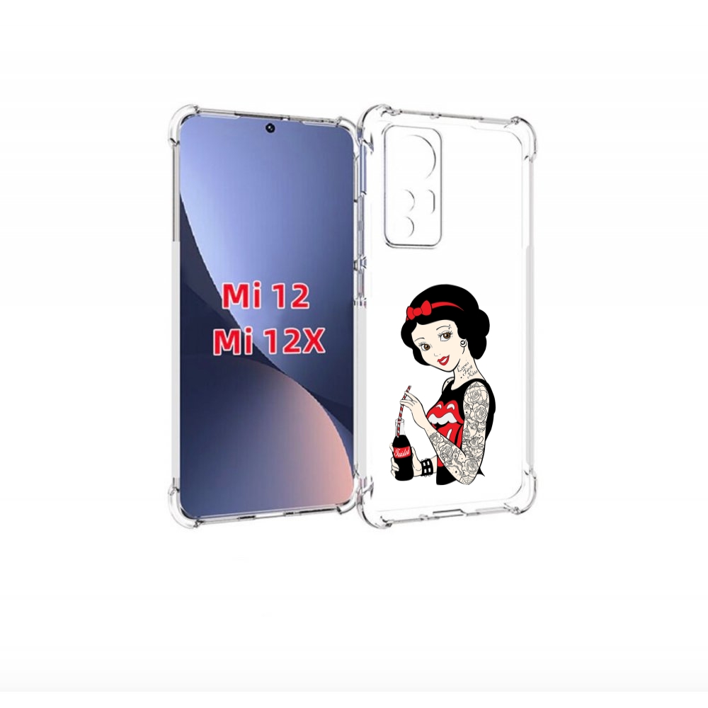 

Чехол бампер MyPads любительница-колы женский для Xiaomi 12., Прозрачный, Tocco
