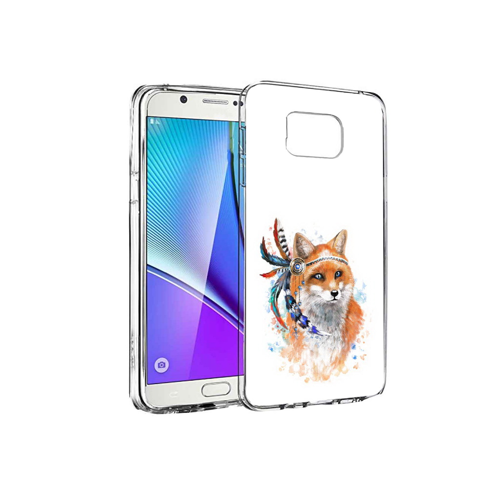 

Чехол MyPads Tocco для Samsung Galaxy Note 5 инду лиса, Прозрачный, Tocco