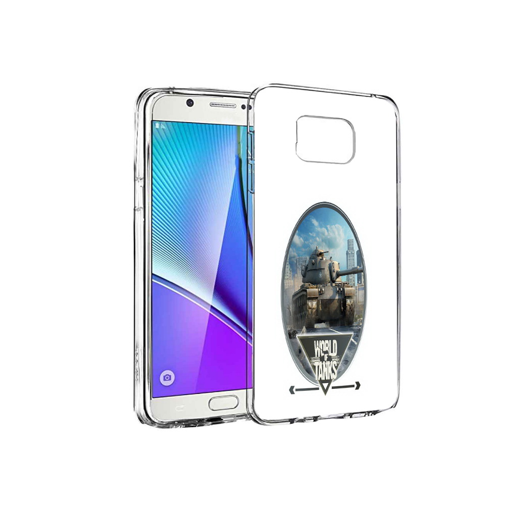 

Чехол MyPads Tocco для Samsung Galaxy Note 5 игра с танками, Прозрачный, Tocco