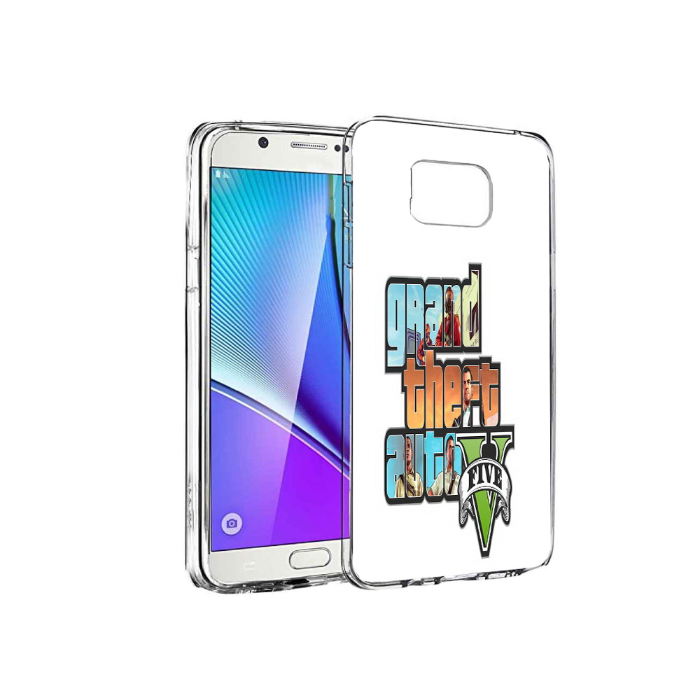 

Чехол MyPads Tocco для Samsung Galaxy Note 5 игра гта, Прозрачный, Tocco