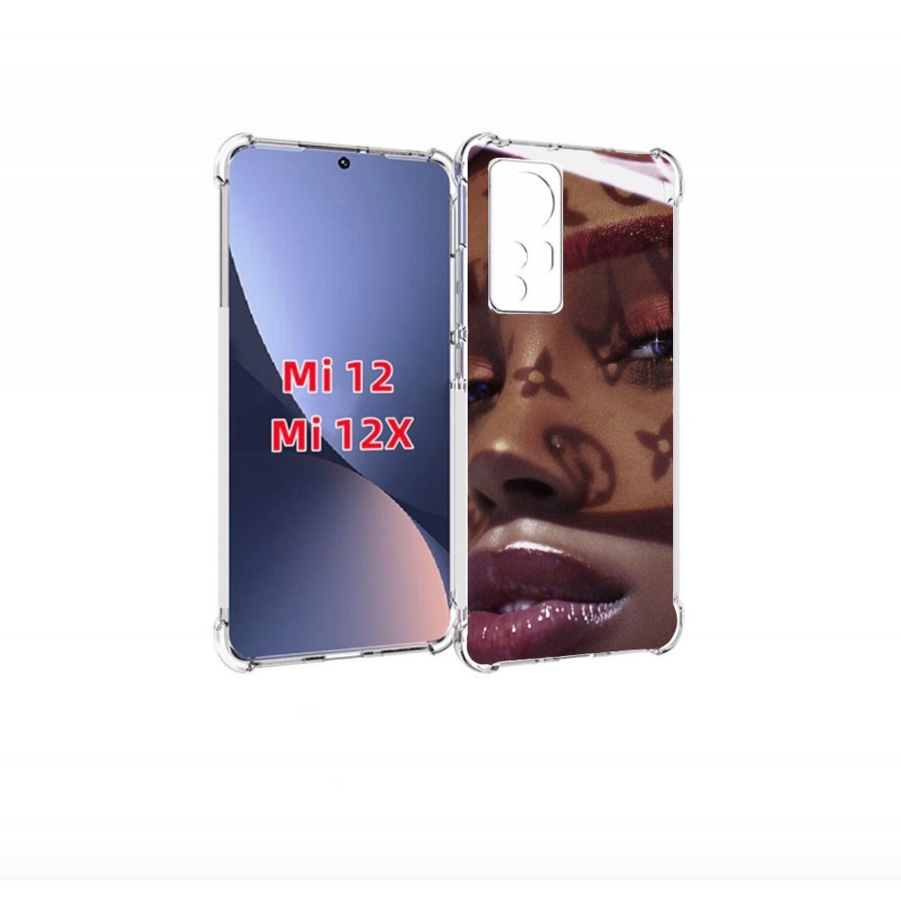 

Чехол бампер MyPads лицо девушки тень женский для Xiaomi 12., Прозрачный, Tocco