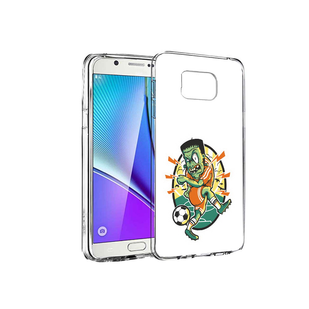 

Чехол MyPads Tocco для Samsung Galaxy Note 5 зомби футболист, Прозрачный, Tocco