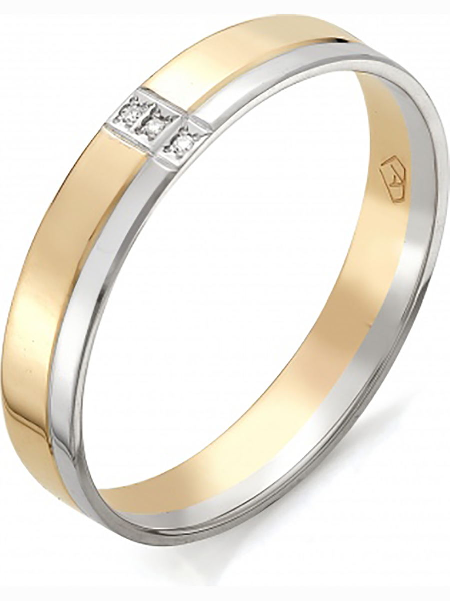 

Кольцо с бриллиантами из красного золота р. 15 Алкор 12388-100, 12388-100