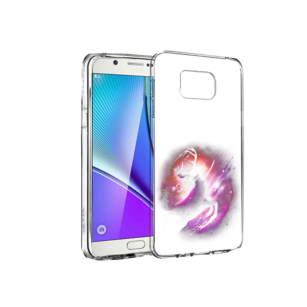 

Чехол MyPads Tocco для Samsung Galaxy Note 5 звездный олень, Прозрачный, Tocco