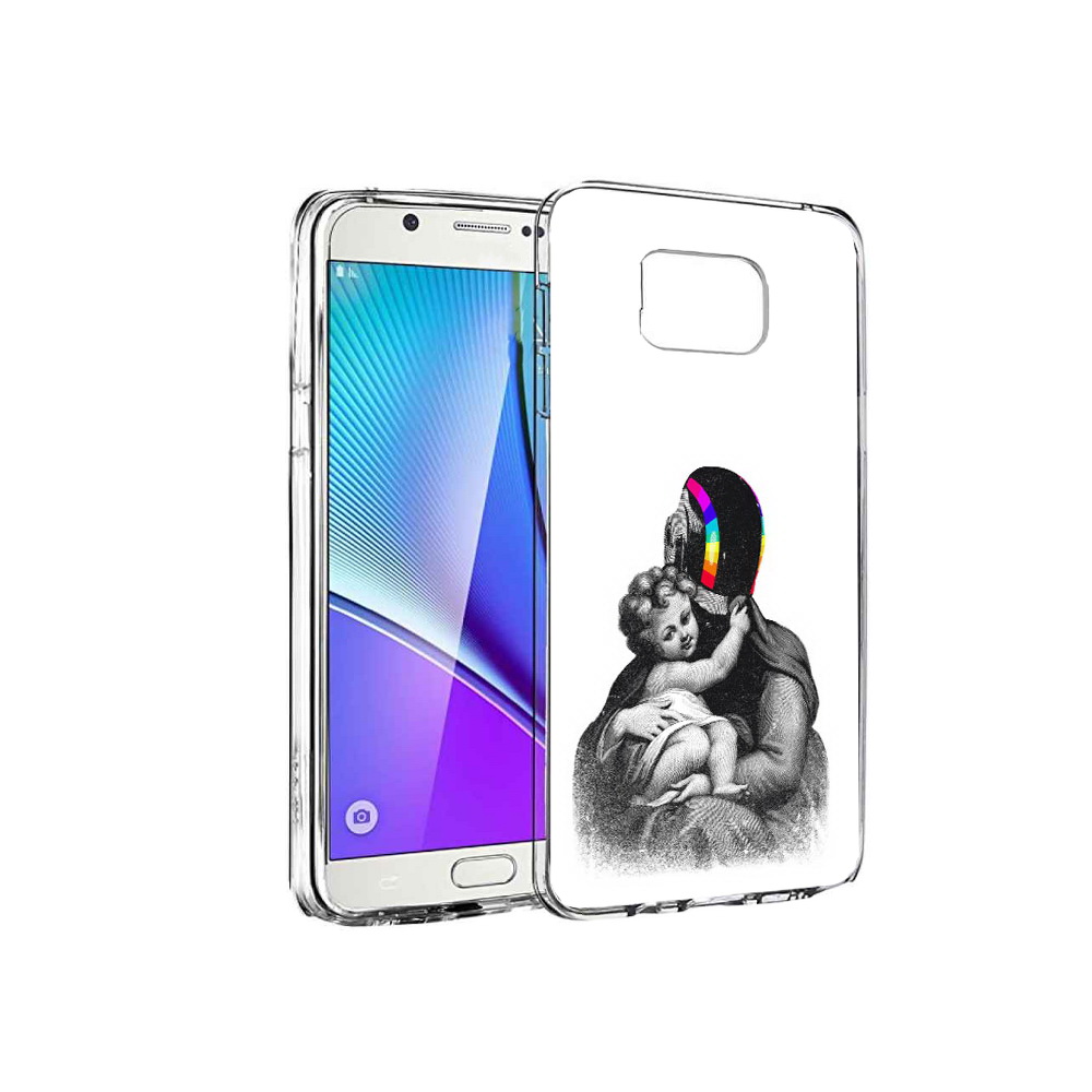 

Чехол MyPads Tocco для Samsung Galaxy Note 5 защитник в шлеме, Прозрачный, Tocco