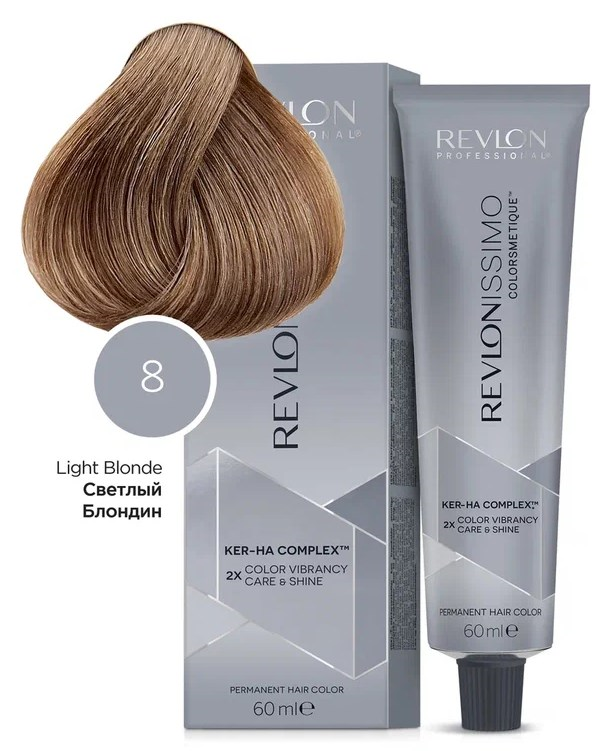 

Краска для волос Revlon Professional Revlonissimo Colorsmetique Color & Care, 8