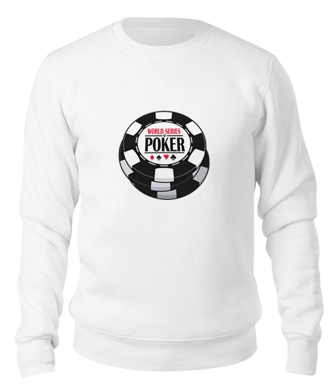 

Свитшот унисекс Printio Покер (poker) белый XS, Покер (poker)